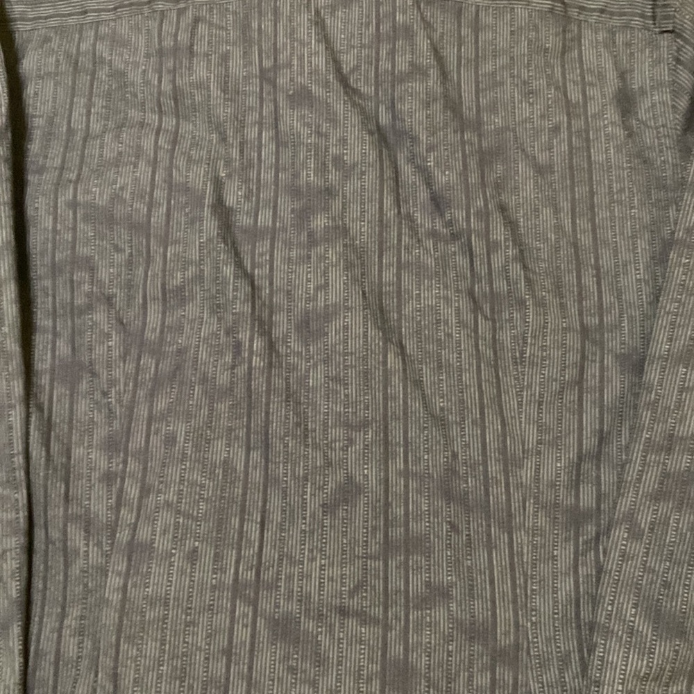 Ralph Lauren Blue Button Down Shirt XL Textured 3/4 Sleeve Classic Lightweight - Picture 6 of 10